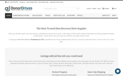 DonorDrives product page showing rarity-based pricing
