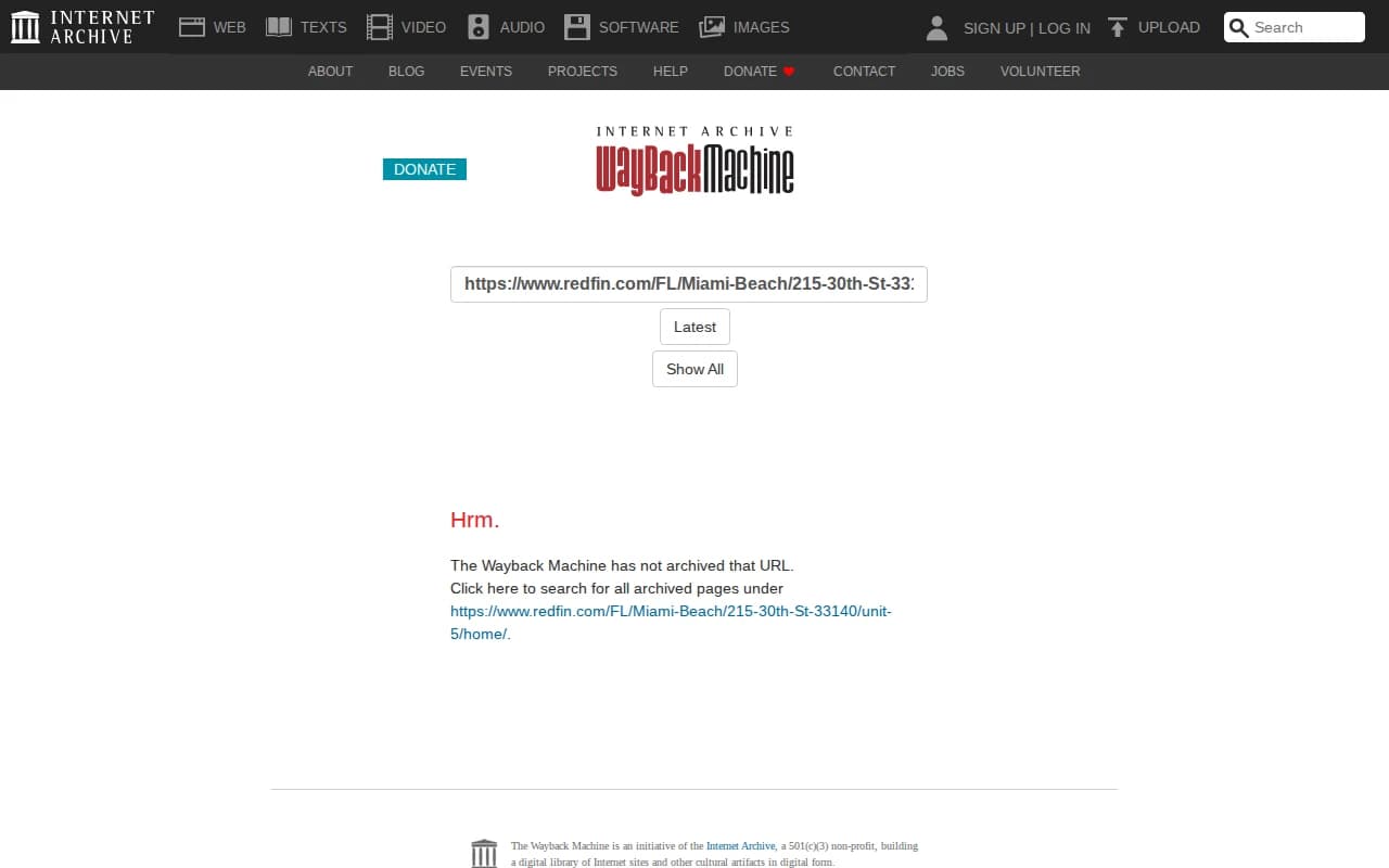 Screenshot: Miami-Dade County property records / Redfin