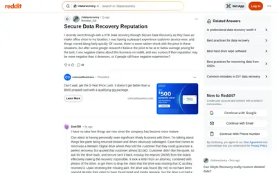 Reddit post: SecureData returned drives with EEPROM removed