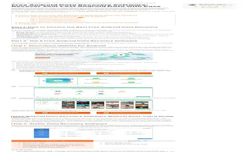 Screenshot of Tenorshare page: Can software rescue data from water damage?