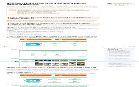 Screenshot of Tenorshare page: Can software recover data from a dead phone?