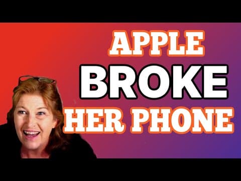 Apple BROKE Megan's Phone. I lose my mind. — iPad Rehab