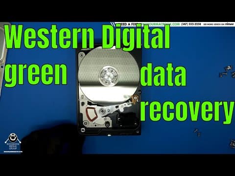 WD Green Hard Drive Data Recovery-Part 2