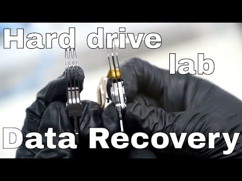 Hard Drive Platter Swap Data Recovery in Lab