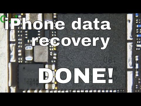 iPhone Water Damage Data Recovery: Logic Board Repair