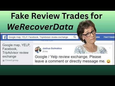 Fake Review Watch: Fake Review Trades for WeRecoverData