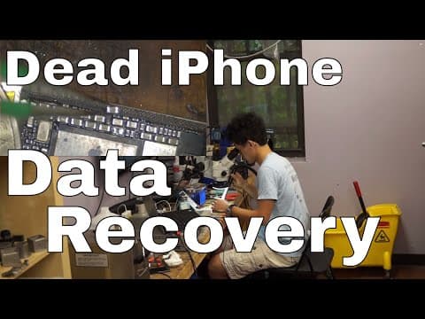 iPhone Data Recovery from Dead Logic Board at Rossmann Repair