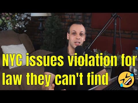 Fined for noncompliance with a regulation they can't explain