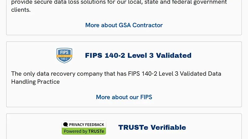 Screenshot of Secure Data Recovery evidence for finding MARKETING-003