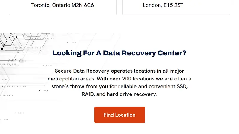 Screenshot of Secure Data Recovery evidence for finding XINDUST-001