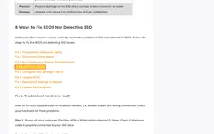 Screenshot of EaseUS website showing the claim: "Fix 4. Format SSD Drive An SSD drive containing malware or v..."
