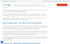 Screenshot of Ontrack website showing the claim: "Det er også muligt at udskifte et kontrolkort i harddisken. ..."