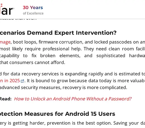 Screenshot of Stellar website showing the claim: "They need clean room facilities, micro-soldering capability..."