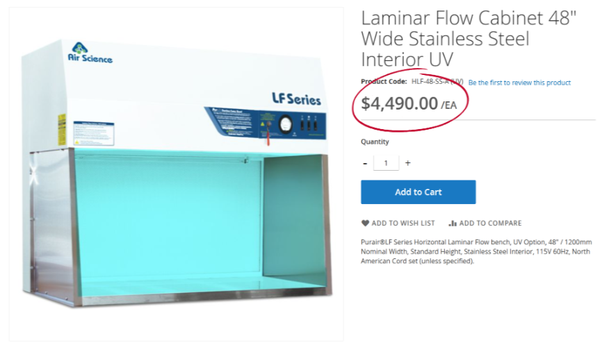 laminar flow cabinet